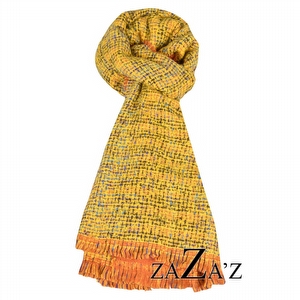 Gele sjaal gemelleerd 