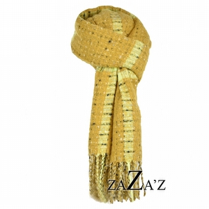gele winter sjaal 